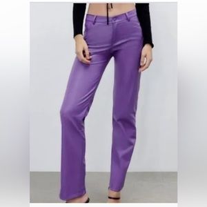 Zara Faux Leather Jean